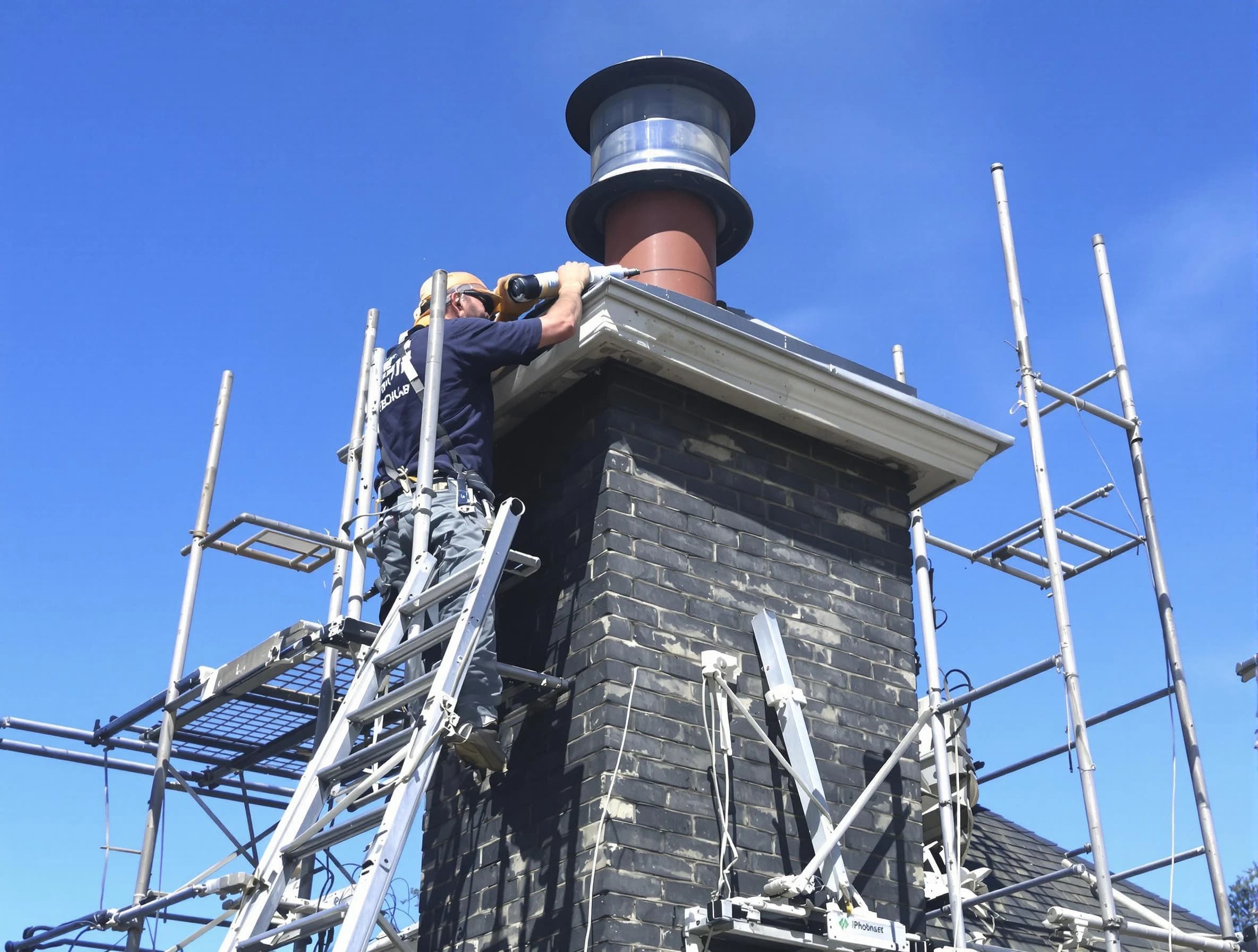 Sturdy chimney crown finished by Forestdale Chimney Sweep in Forestdale, AL