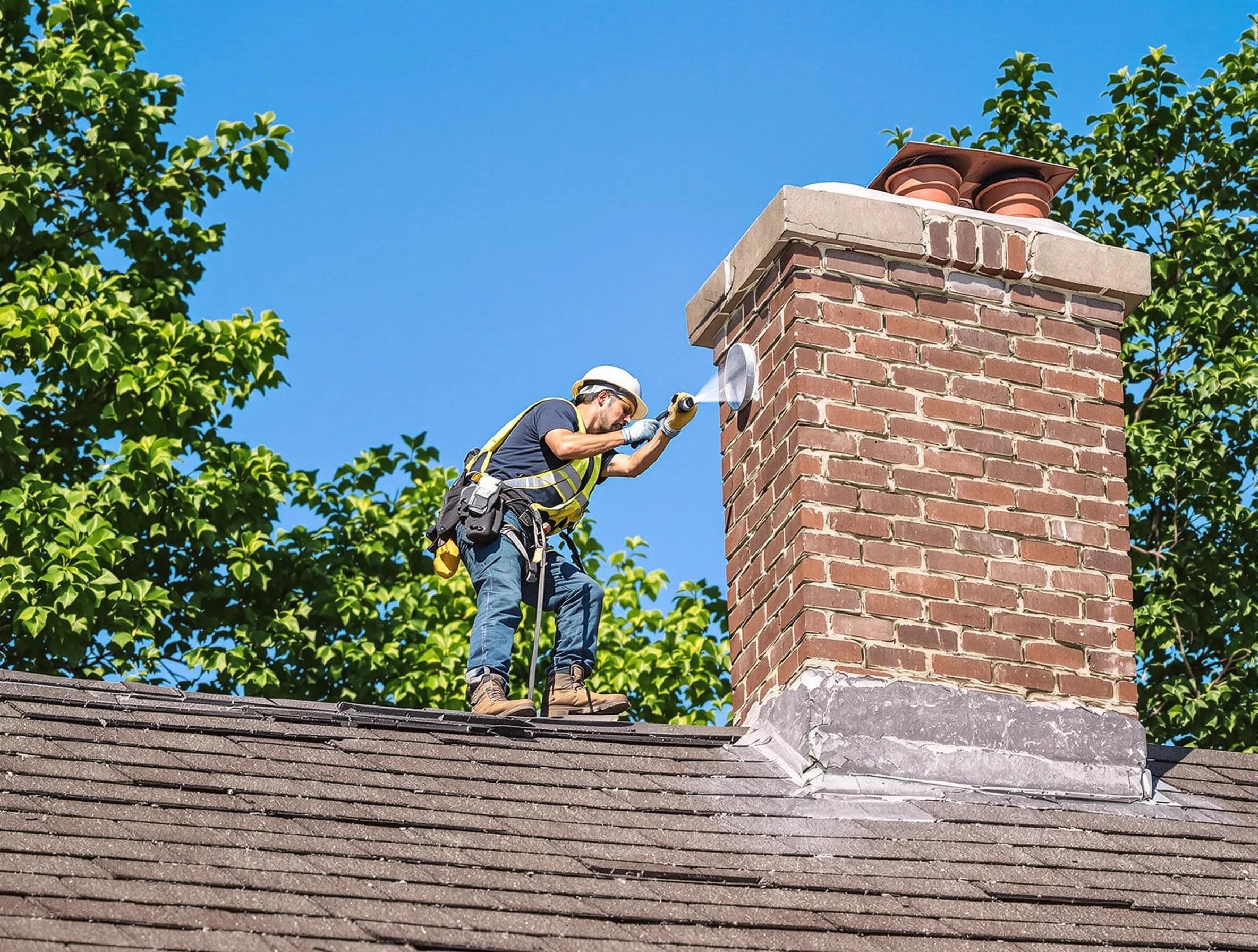 Forestdale Chimney Sweep performing an inspection with advanced tools in Forestdale, AL