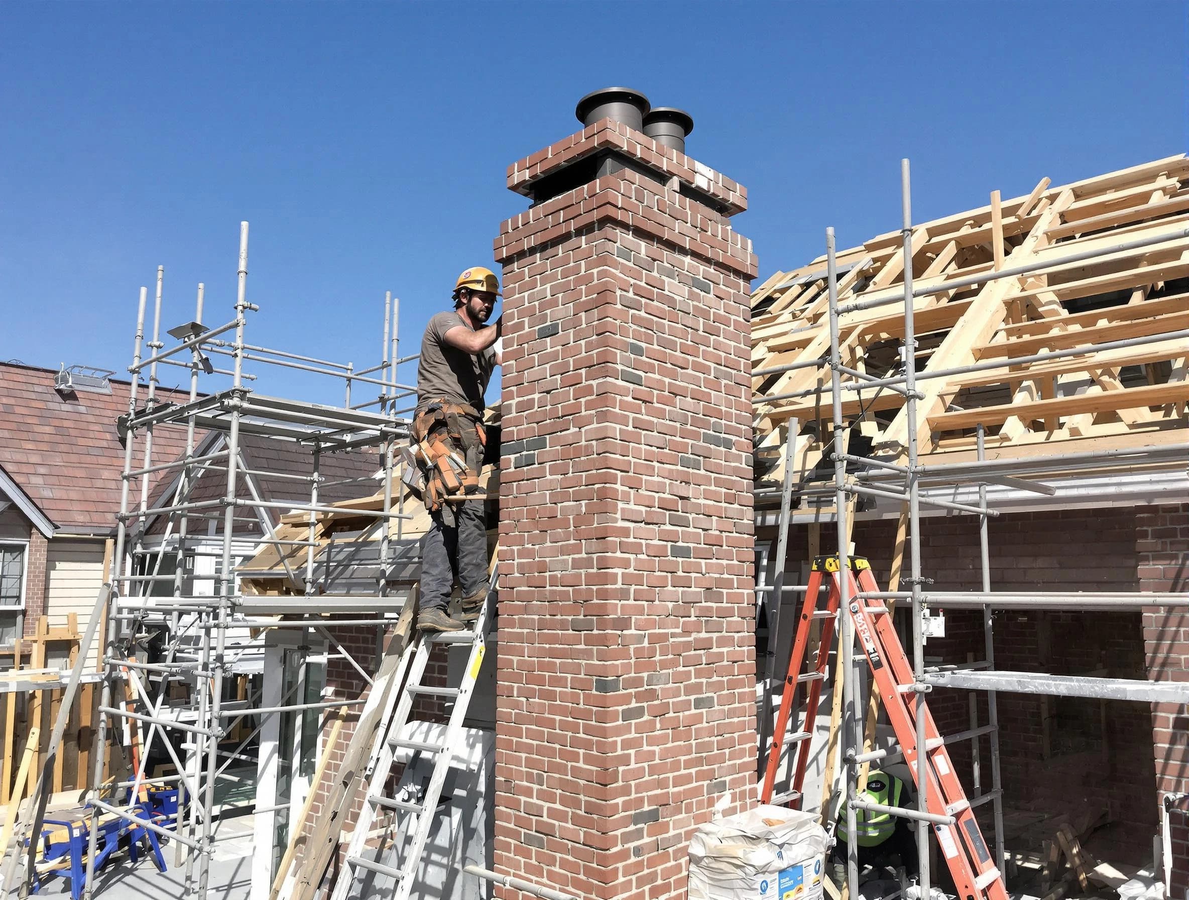 New chimney installation completed by Forestdale Chimney Sweep in Forestdale, AL