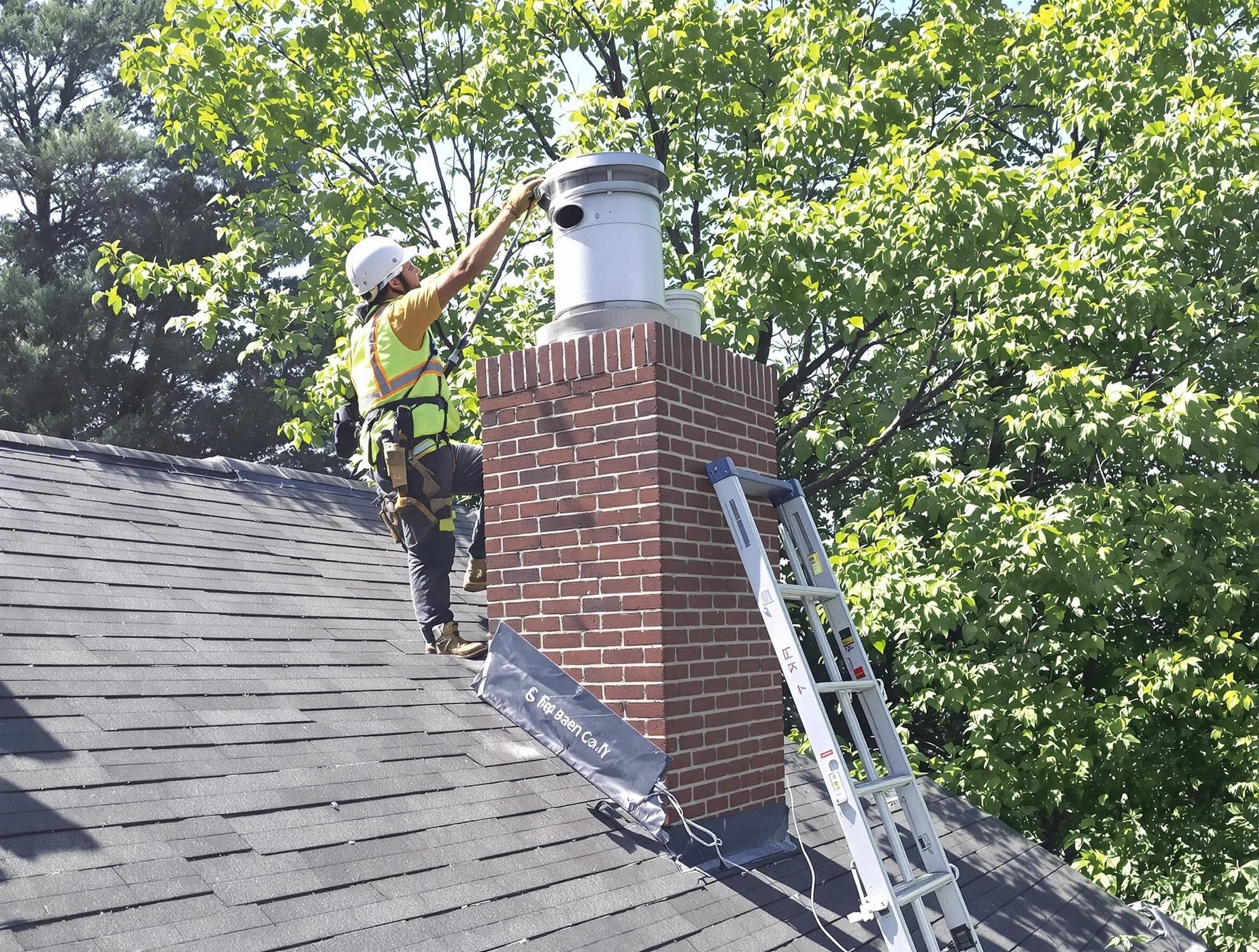 Chimney liner inspection by Forestdale Chimney Sweep in Forestdale, AL