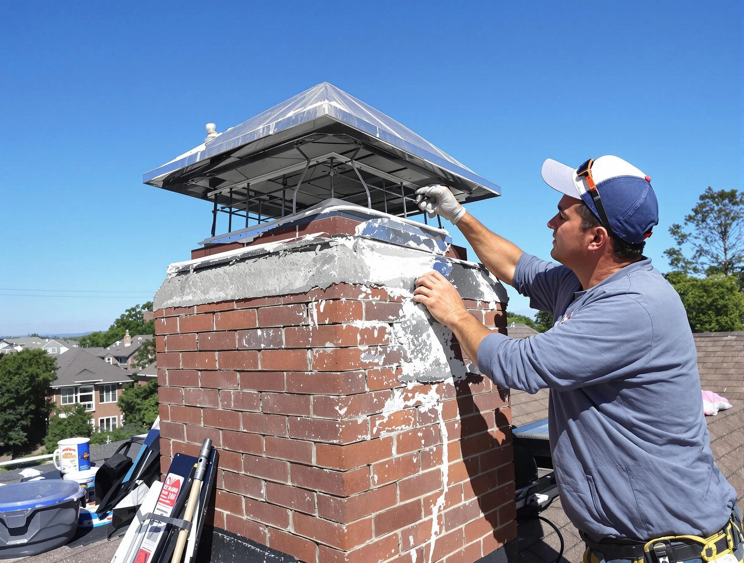 Chimney Crown Services service in Forestdale, AL