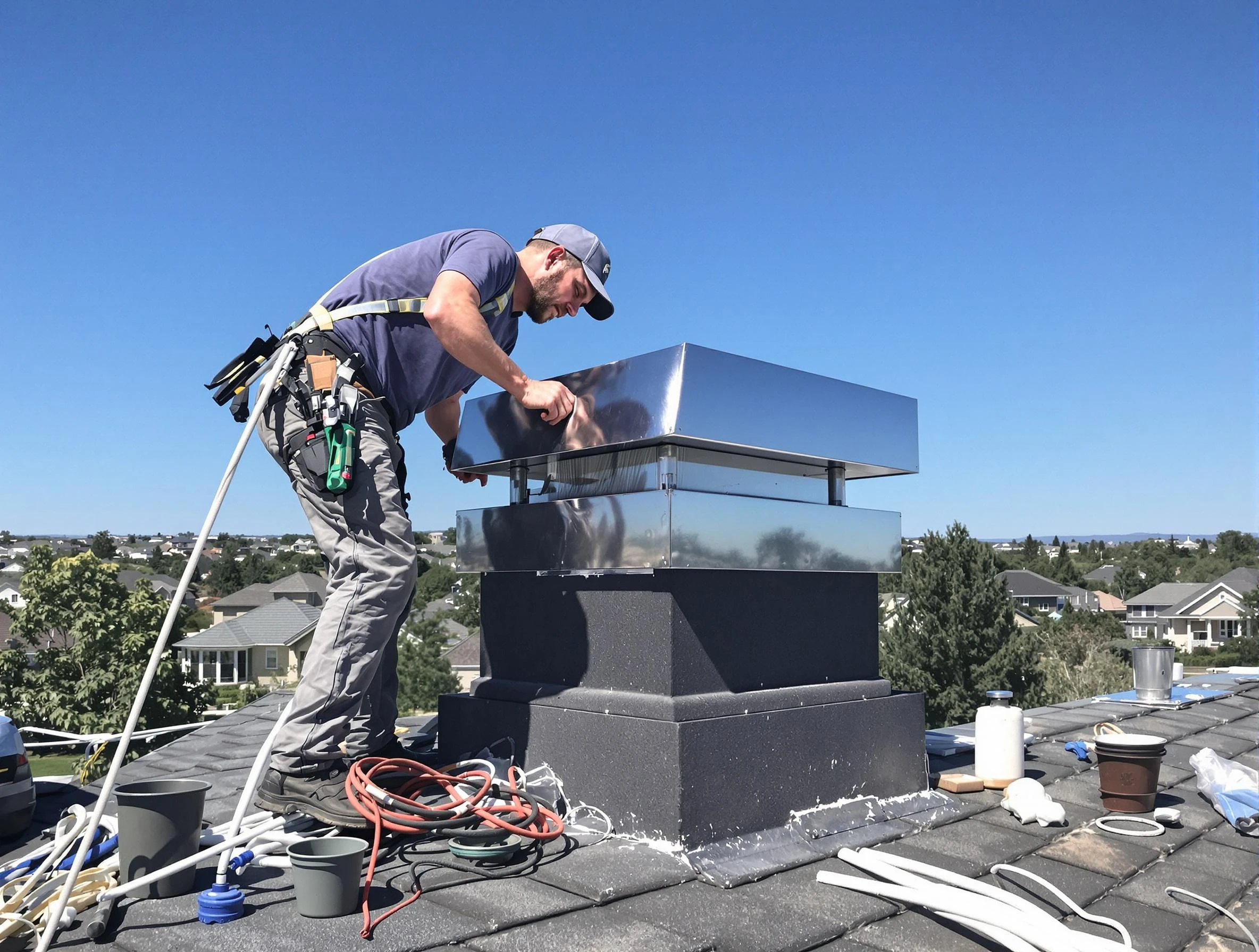 Chimney Cap Services in Forestdale