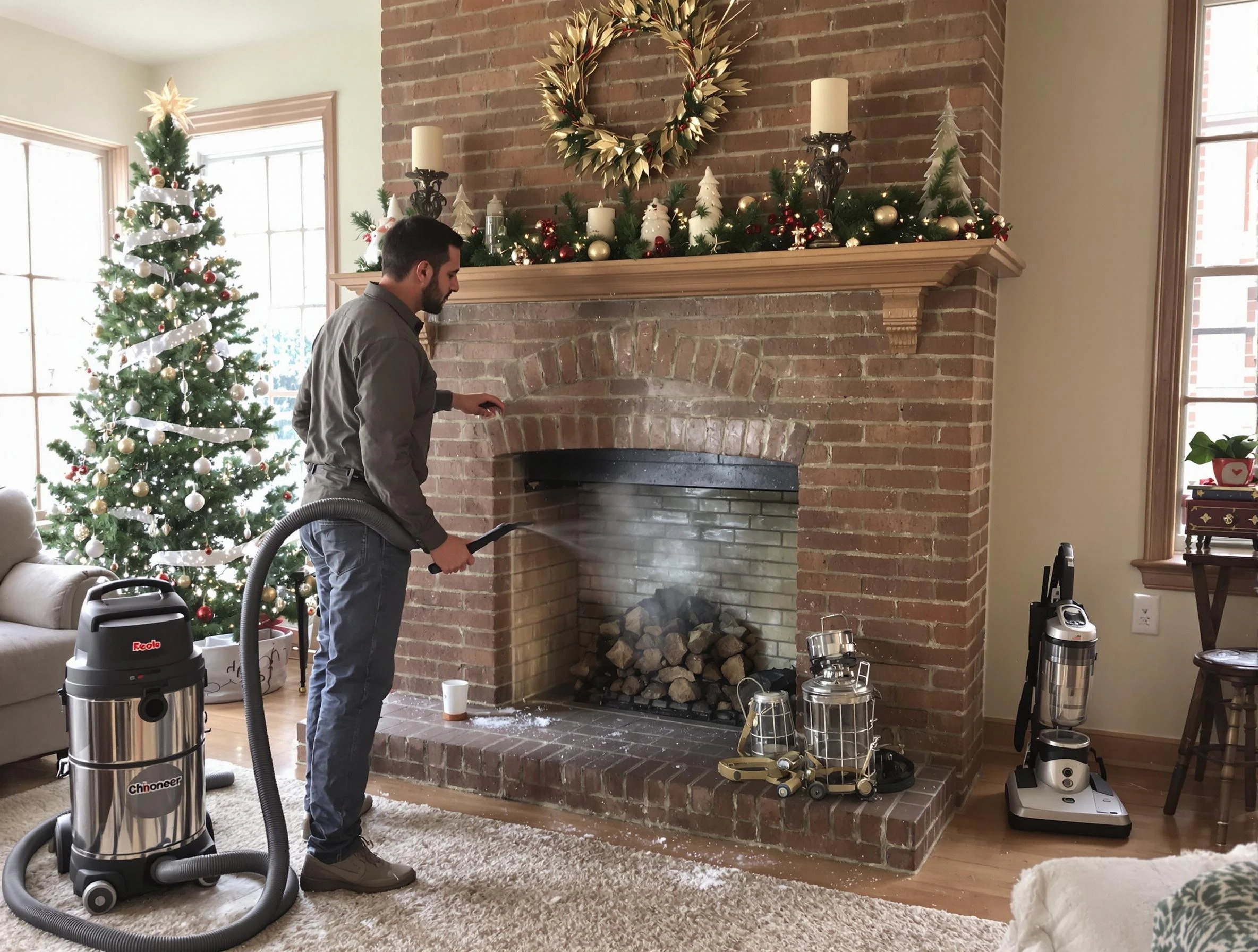 Fireplace Cleaning in Forestdale
